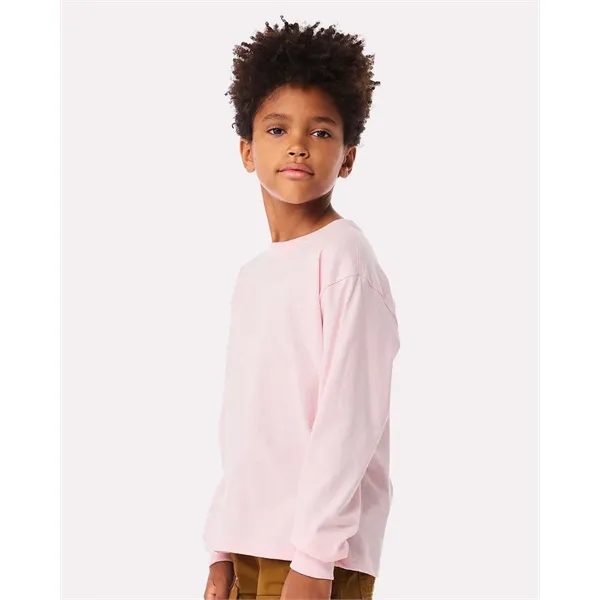 BELLA + CANVAS Youth 6oz. Heavyweight Long Sleeve Tee - BELLA + CANVAS Youth 6oz. Heavyweight Long Sleeve Tee - Image 23 of 35
