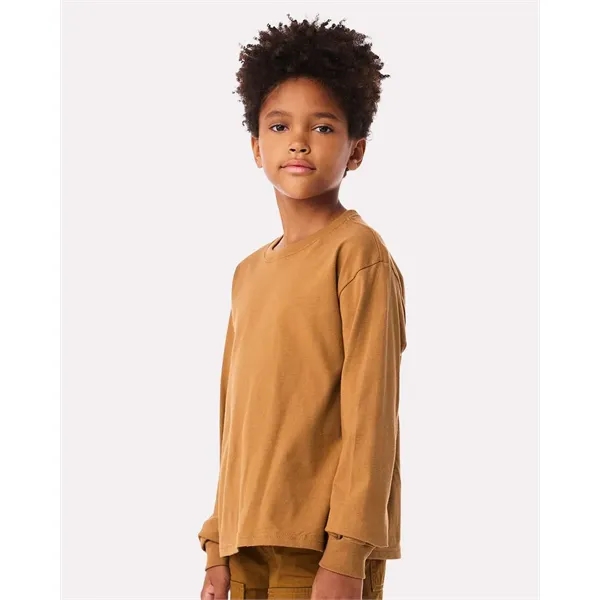 BELLA + CANVAS Youth 6oz. Heavyweight Long Sleeve Tee - BELLA + CANVAS Youth 6oz. Heavyweight Long Sleeve Tee - Image 26 of 35