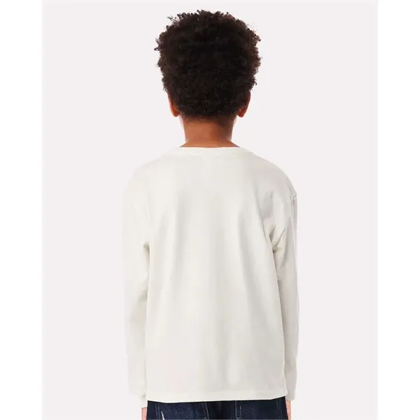 BELLA + CANVAS Youth 6oz. Heavyweight Long Sleeve Tee - BELLA + CANVAS Youth 6oz. Heavyweight Long Sleeve Tee - Image 30 of 35