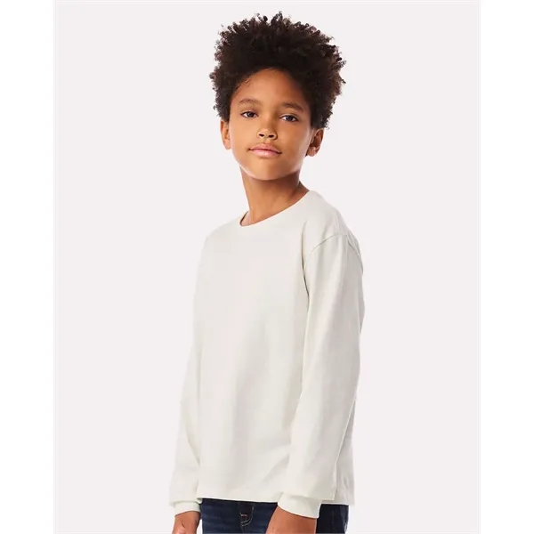 BELLA + CANVAS Youth 6oz. Heavyweight Long Sleeve Tee - BELLA + CANVAS Youth 6oz. Heavyweight Long Sleeve Tee - Image 32 of 35