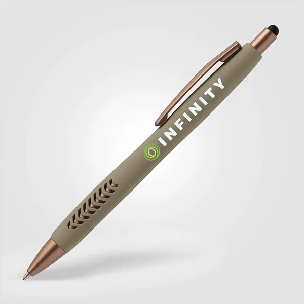 Custom Avalon Stone Finish Stylus Pen - Full Color InkJet