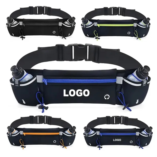 Running Belt with Water Bottles - Running Belt with Water Bottles - Image 0 of 4