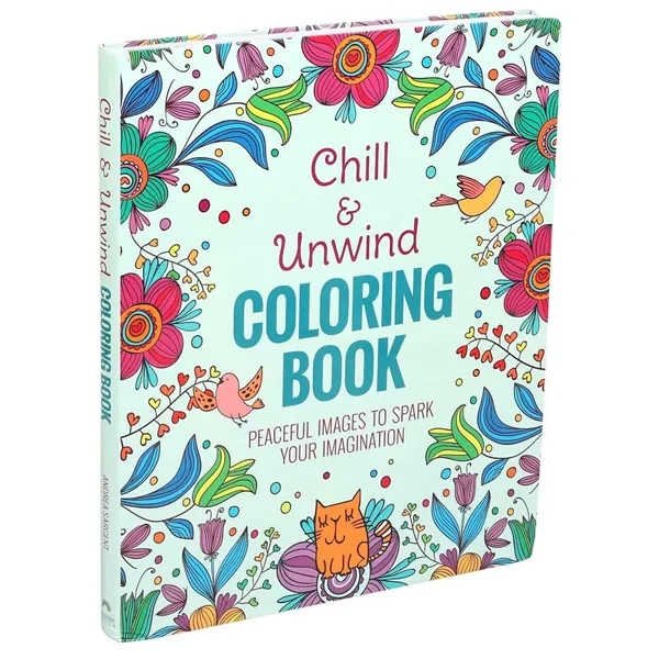 Chill & Unwind Coloring Book - Chill & Unwind Coloring Book - Image 1 of 2