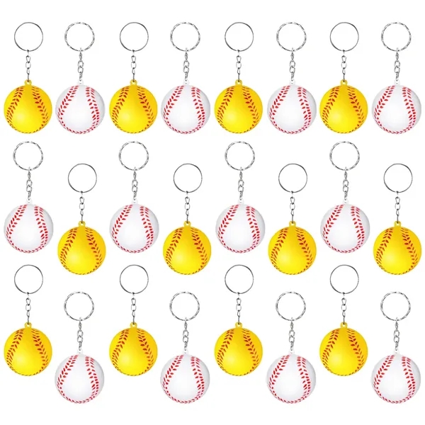 PU Ball Keychain Backpack Pendant - PU Ball Keychain Backpack Pendant - Image 4 of 5