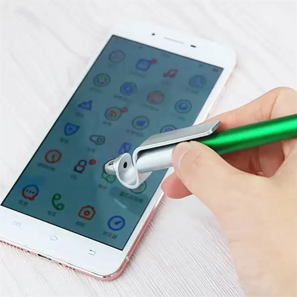 3-In-1 Ballpoint Stylus Pen With Phone Stand - 3-In-1 Ballpoint Stylus Pen With Phone Stand - Image 2 of 2