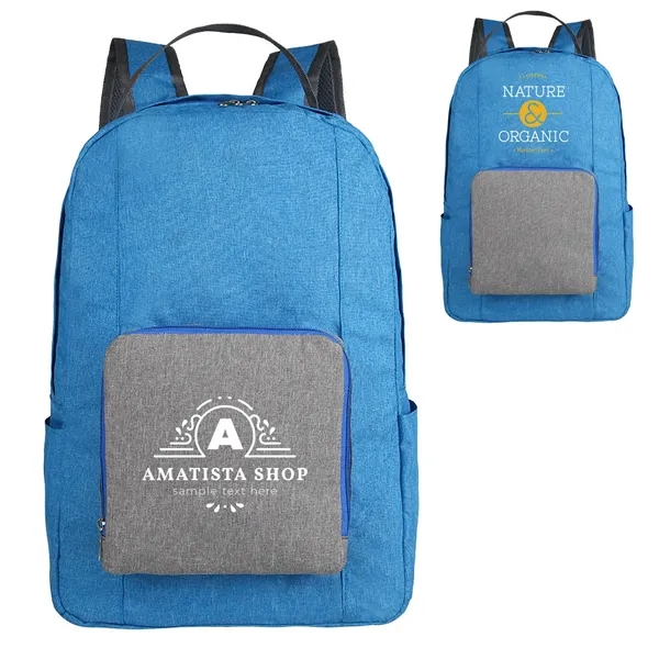 Lightweight Foldable Backpack with Trolley Sleeve - Lightweight Foldable Backpack with Trolley Sleeve - Image 0 of 7