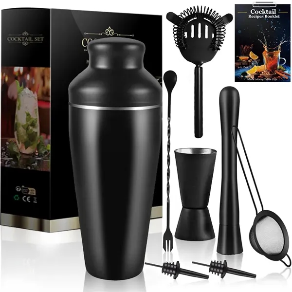Mixology Bartender Kit Cocktail Shaker Set - Mixology Bartender Kit Cocktail Shaker Set - Image 1 of 6