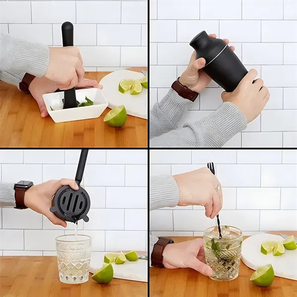Mixology Bartender Kit Cocktail Shaker Set - Mixology Bartender Kit Cocktail Shaker Set - Image 6 of 6