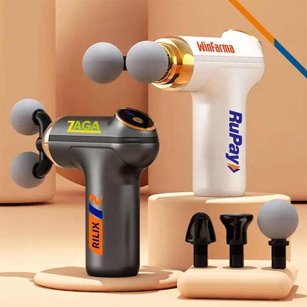 Rilum Double Heads Massage Gun - Rilum Double Heads Massage Gun - Image 1 of 4