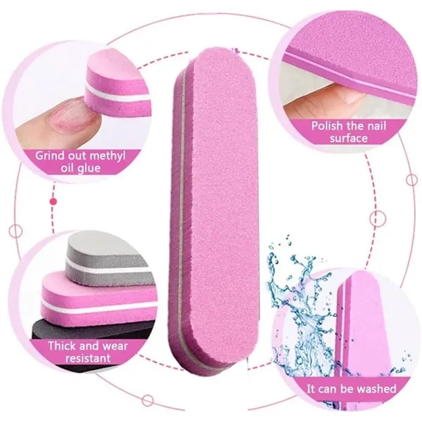 Sponge Grit Nail File Emery Board - Sponge Grit Nail File Emery Board - Image 3 of 6