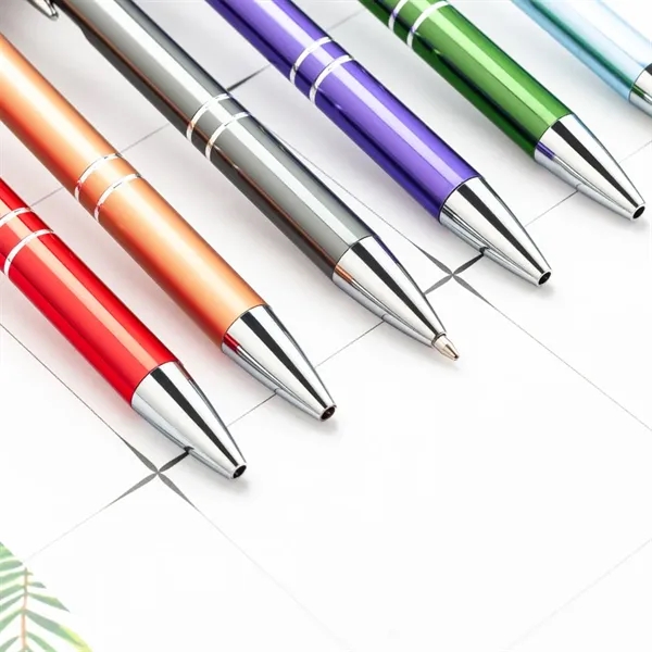Metal Soft Stylus Ballpoint Pen Plunger Action Black Ink - Metal Soft Stylus Ballpoint Pen Plunger Action Black Ink - Image 3 of 3