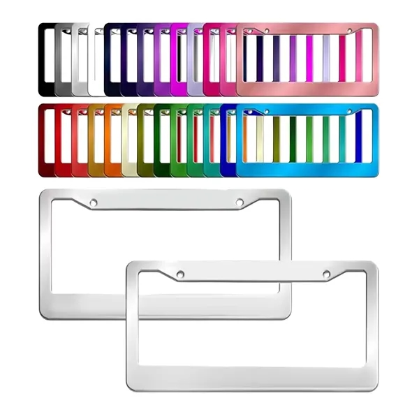 Custom Aluminum Alloy License Plate Frame - Custom Aluminum Alloy License Plate Frame - Image 4 of 4