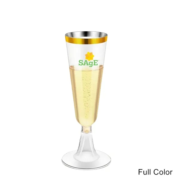 5 oz Clear Plastic Champagne Flutes Party Cocktail Cups - 5 oz Clear Plastic Champagne Flutes Party Cocktail Cups - Image 1 of 10