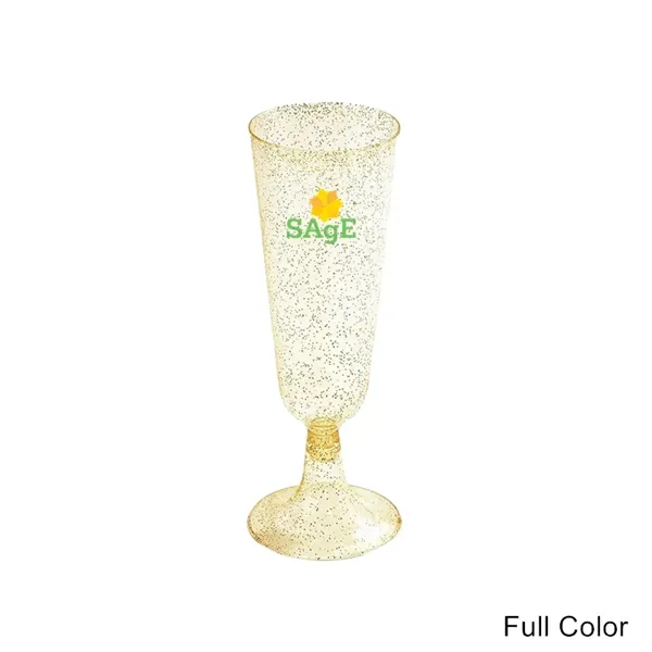 5 oz Clear Plastic Champagne Flutes Party Cocktail Cups - 5 oz Clear Plastic Champagne Flutes Party Cocktail Cups - Image 4 of 10