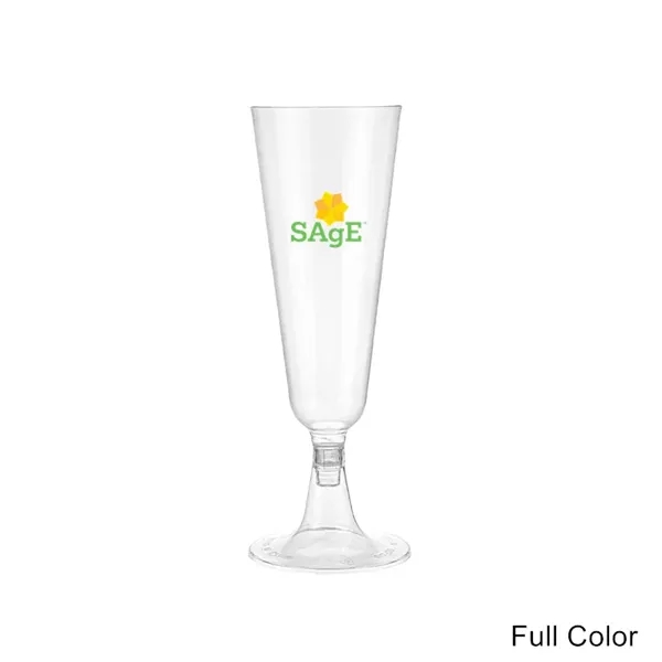 5 oz Clear Plastic Champagne Flutes Party Cocktail Cups - 5 oz Clear Plastic Champagne Flutes Party Cocktail Cups - Image 5 of 10