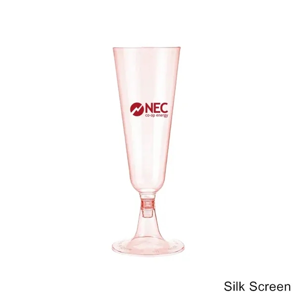 5 oz Clear Plastic Champagne Flutes Party Cocktail Cups - 5 oz Clear Plastic Champagne Flutes Party Cocktail Cups - Image 8 of 10