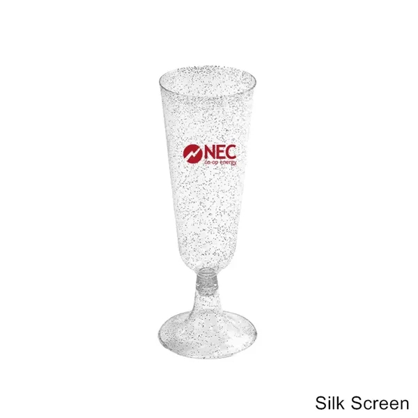 5 oz Clear Plastic Champagne Flutes Party Cocktail Cups - 5 oz Clear Plastic Champagne Flutes Party Cocktail Cups - Image 9 of 10