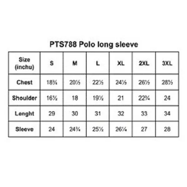Unisex Long Sleeve Polo Performance Shirt - Unisex Long Sleeve Polo Performance Shirt - Image 1 of 1