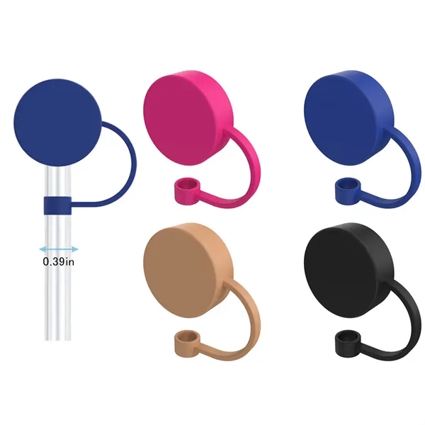 Silicone Straw Covers Cap - Silicone Straw Covers Cap - Image 1 of 2