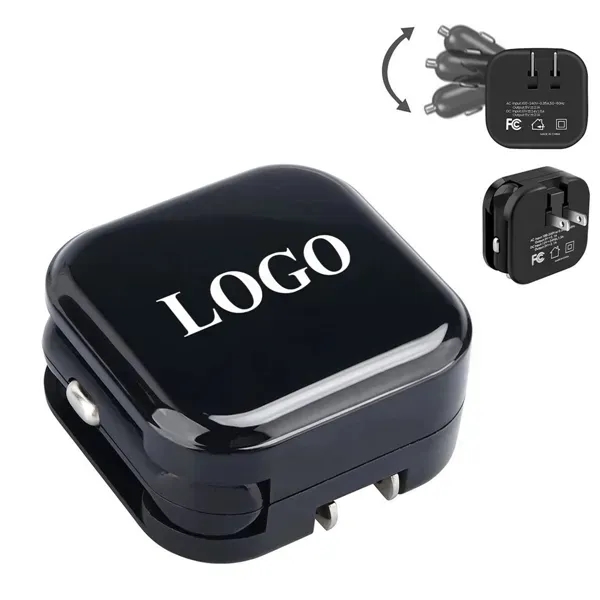 USB Wall Car Charger Combo - USB Wall Car Charger Combo - Image 0 of 3