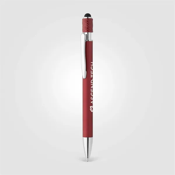 Wave Aluminum Spinner Stylus Pen - Laser Engraved - Wave Aluminum Spinner Stylus Pen - Laser Engraved - Image 2 of 10