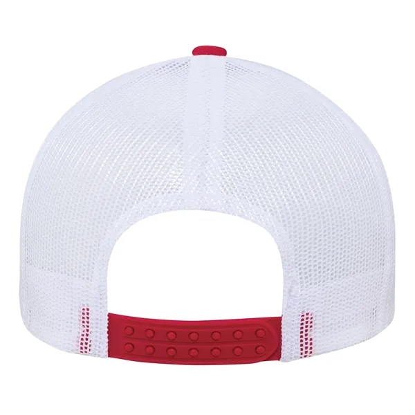 6 Panel Constructed Full-Fit Cap (Contrast Colour Underpeak - 6 Panel Constructed Full-Fit Cap (Contrast Colour Underpeak - Image 12 of 13