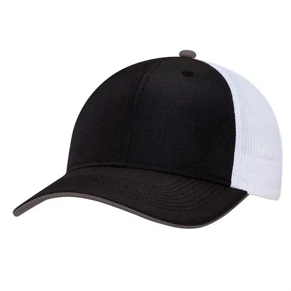6 Panel Constructed Full-Fit Cap (Contrast Colour Underpeak - 6 Panel Constructed Full-Fit Cap (Contrast Colour Underpeak - Image 4 of 13
