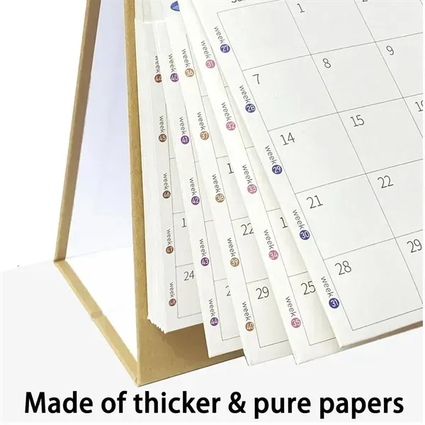 2025 Desk Calendar With Label Stickers - 2025 Desk Calendar With Label Stickers - Image 3 of 3