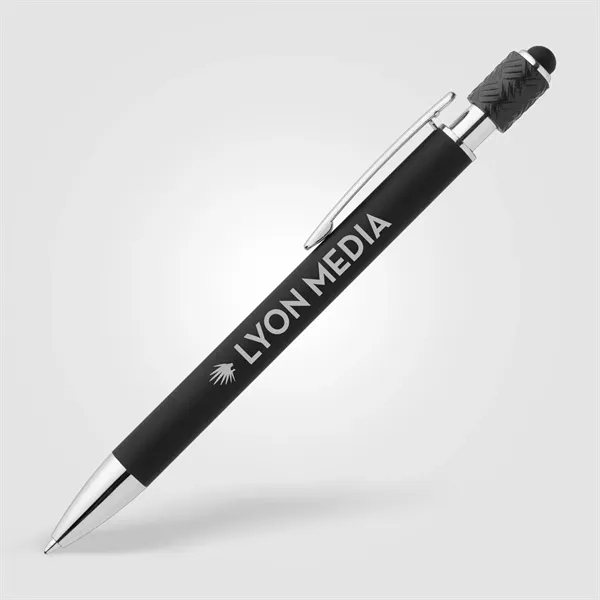 Custom Wave Aluminum Spinner Stylus Pen