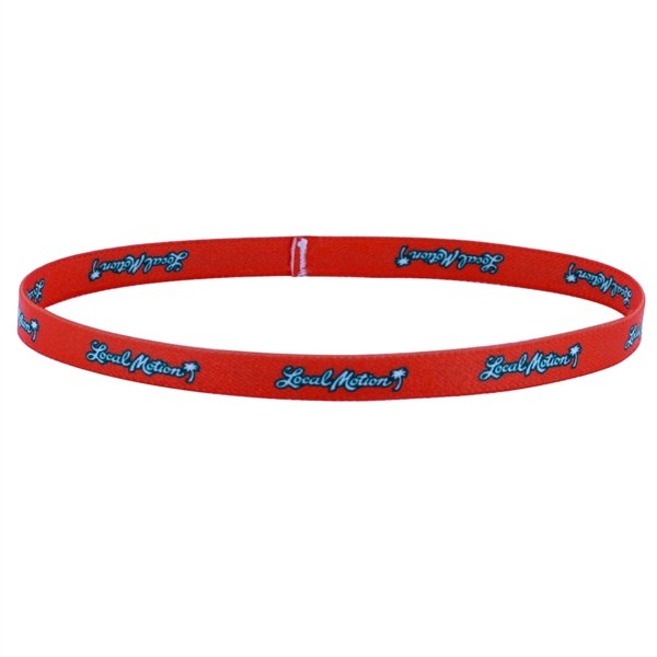 1/2" Stretchy Elastic Dye-Sublimated Headband - 1/2" Stretchy Elastic Dye-Sublimated Headband - Image 0 of 0