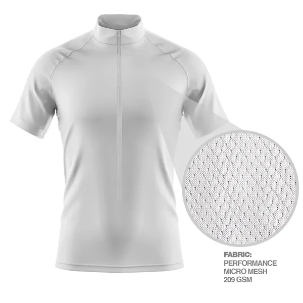Men's 3/4 Zip Short Sleeve Cycling Jersey - Men's 3/4 Zip Short Sleeve Cycling Jersey - Image 1 of 1