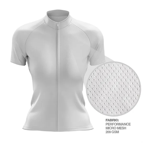 Women's Full Zip Short Sleeve Cycling Jersey - Women's Full Zip Short Sleeve Cycling Jersey - Image 1 of 1