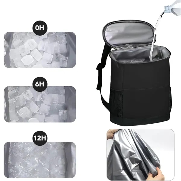 Thermal Lunch Cooler Backpack - Thermal Lunch Cooler Backpack - Image 2 of 3