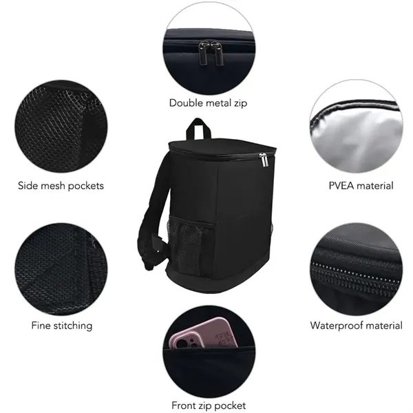 Thermal Lunch Cooler Backpack - Thermal Lunch Cooler Backpack - Image 3 of 3