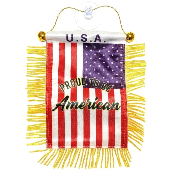 USA Hanging Flag Banner - USA Hanging Flag Banner - Image 0 of 3