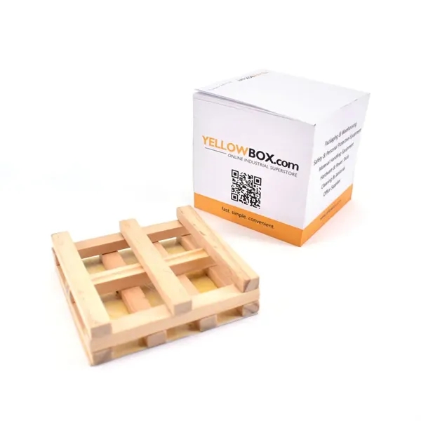 CUSTOMIZED STICKY MEMO PAD WITH WOODEN PALLET - CUSTOMIZED STICKY MEMO PAD WITH WOODEN PALLET - Image 2 of 7