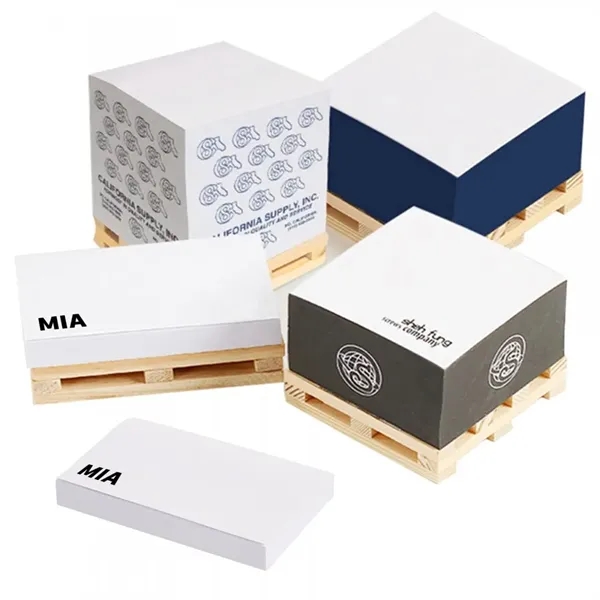 CUSTOMIZED STICKY MEMO PAD WITH WOODEN PALLET - CUSTOMIZED STICKY MEMO PAD WITH WOODEN PALLET - Image 3 of 7