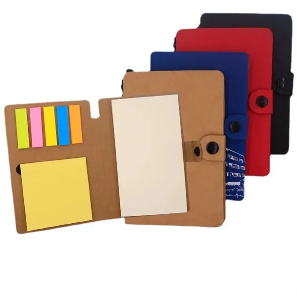 Kraft Cover Mini Memo Sticker Pen Holder Notepad - Kraft Cover Mini Memo Sticker Pen Holder Notepad - Image 6 of 7