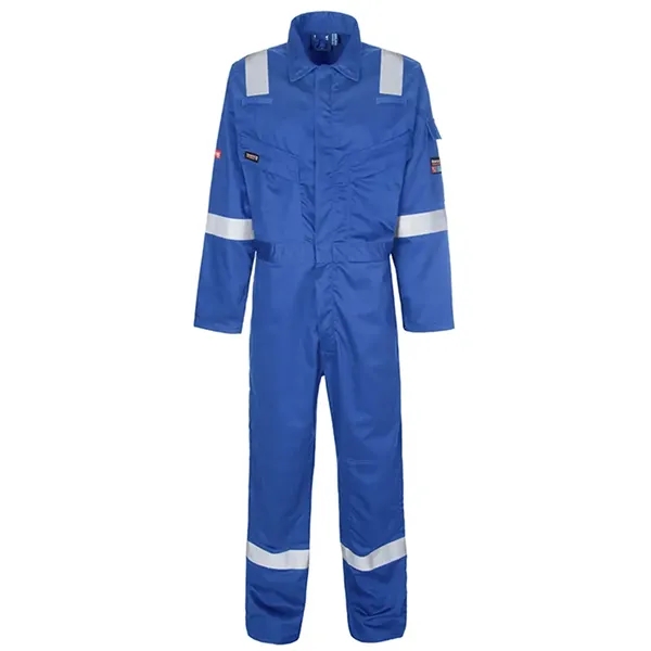 Cotton Work Coverall One Piece Reflective Safety Jumpsuit - Cotton Work Coverall One Piece Reflective Safety Jumpsuit - Image 1 of 3