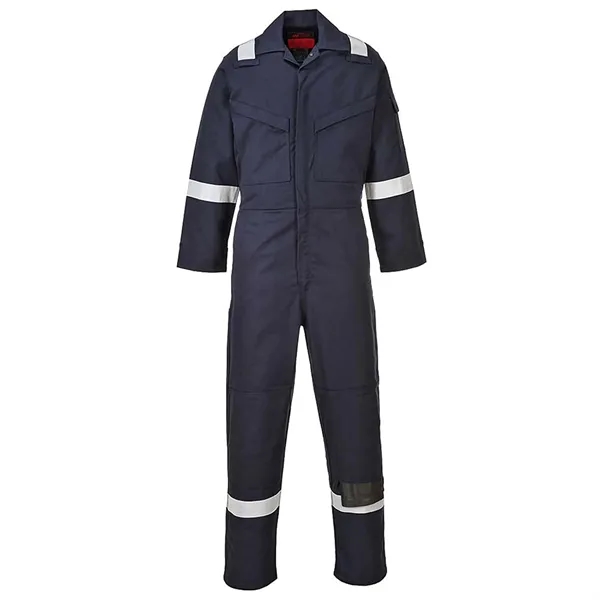 Cotton Work Coverall One Piece Reflective Safety Jumpsuit - Cotton Work Coverall One Piece Reflective Safety Jumpsuit - Image 2 of 3