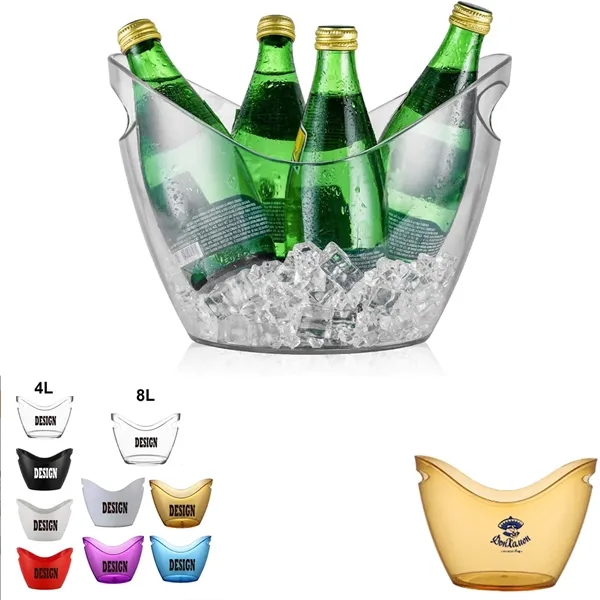Custom 4L/8L  Ice Bucket Wine Tub - Custom 4L/8L  Ice Bucket Wine Tub - Image 0 of 3