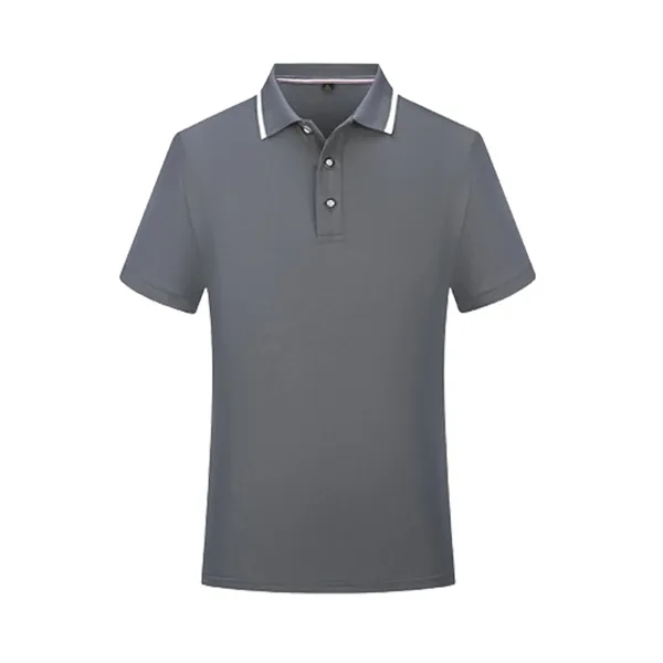 Quick-drying Short-sleeved Polo Shirt Unisex Team Workwear - Quick-drying Short-sleeved Polo Shirt Unisex Team Workwear - Image 2 of 4