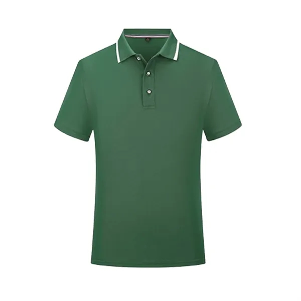 Quick-drying Short-sleeved Polo Shirt Unisex Team Workwear - Quick-drying Short-sleeved Polo Shirt Unisex Team Workwear - Image 3 of 4