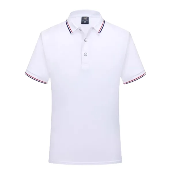 Short Sleeve Polo Shirts w/ Custom Logo - Short Sleeve Polo Shirts w/ Custom Logo - Image 1 of 4