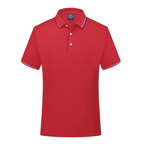 Short Sleeve Polo Shirts w/ Custom Logo - Short Sleeve Polo Shirts w/ Custom Logo - Image 2 of 4