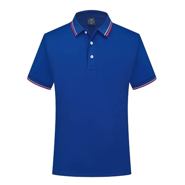 Short Sleeve Polo Shirts w/ Custom Logo - Short Sleeve Polo Shirts w/ Custom Logo - Image 3 of 4