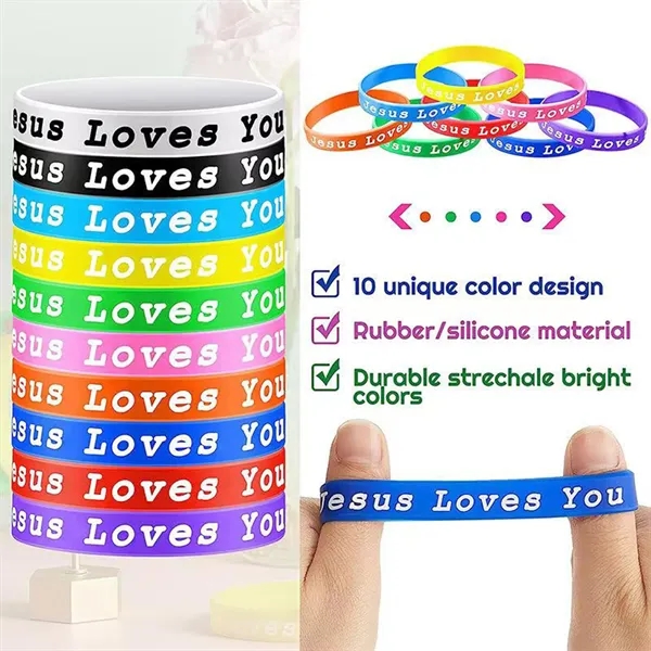 Colorful Silicone Bracelets - Colorful Silicone Bracelets - Image 1 of 1