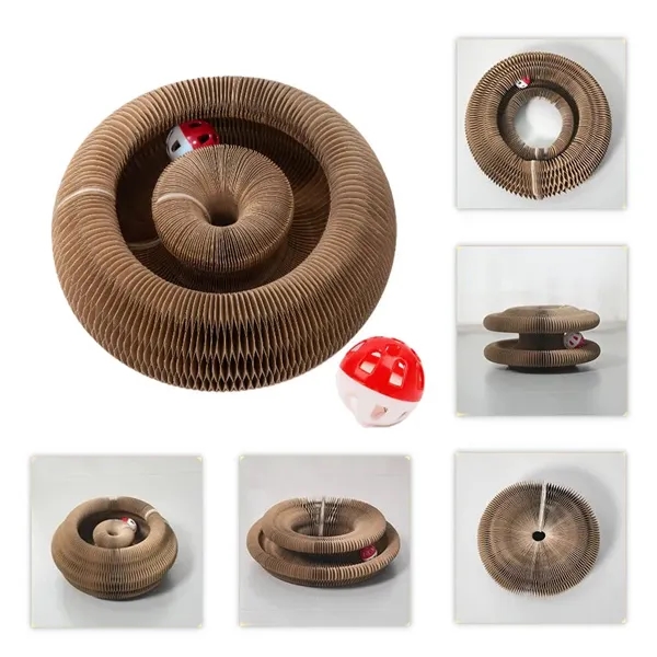 Pet Supplies Corrugated Paper Cat Scratch Toy - Pet Supplies Corrugated Paper Cat Scratch Toy - Image 0 of 6