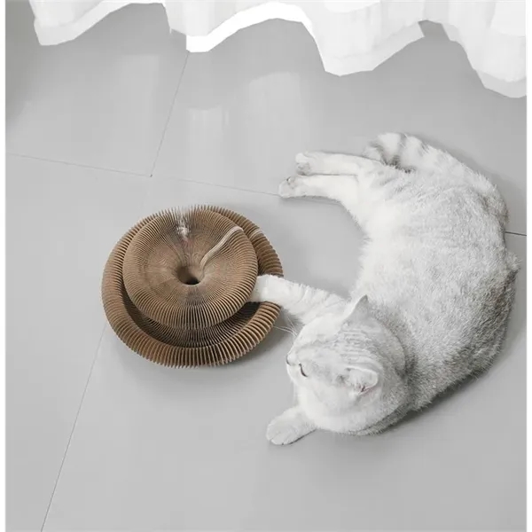 Pet Supplies Corrugated Paper Cat Scratch Toy - Pet Supplies Corrugated Paper Cat Scratch Toy - Image 3 of 6