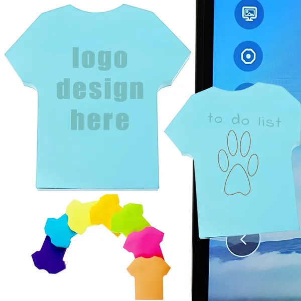 T-Shirt Sticky Notepads Notes Office Supplies - T-Shirt Sticky Notepads Notes Office Supplies - Image 0 of 11